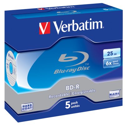 Verbatim Bd-r 6x 25gb Pack 5